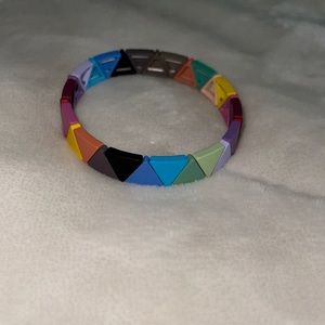 multicolor bead bracelet